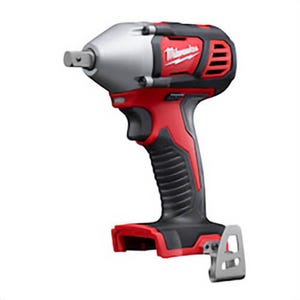 Milwaukee® M18™ 2659-20 Compact Cordless Impact Wrench with Pin Detent, 1/2 in Straight Drive, 3350 BPM, 183 ft-lb Torque, 18 VDC
