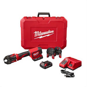 Milwaukee® 2674-22C Press Tool Kit, Up to 1 in Crimping, 18 VDC, M18™ Redlithium™ Li-Ion Battery, 13-1/2 in OAL