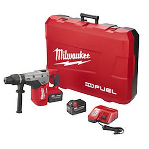 Milwaukee® 2717-22HD Cordless Rotary Hammer Kit, 1-9/16 in SDS Max® Chuck, 18 VDC, 0 to 3000 RPM No-Load, M18™ Redlithium™ Battery