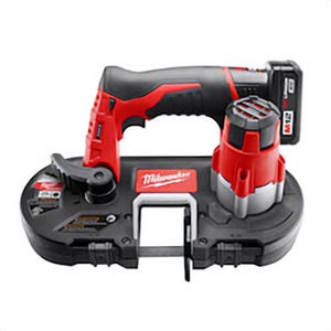 Milwaukee® 2429-21XC Sub-Compact Cordless Band Saw Kit, 1-5/8 in Cutting, 27 in L x 0.5 in W x 0.02 in Thick Blade, 12 VDC