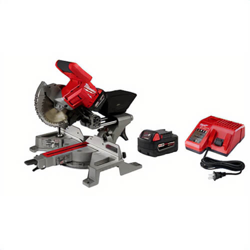 Milwaukee® 2733-21 M18 Fuel™ Dual Bevel Sliding Compound Miter Saw Kit, 7-1/4 in