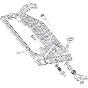 Milwaukee® 28-06-1295 Replacement Base Assembly, BRA/ARG, for use with 6177 Abrasive Cut-Off Machine