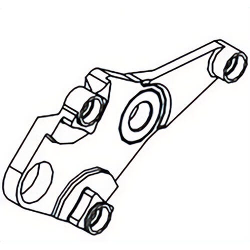 Milwaukee® 28-20-2540 Replacement Left Cover, for use with 2441 M12™ Cordless Caulk and Adhesive Gun