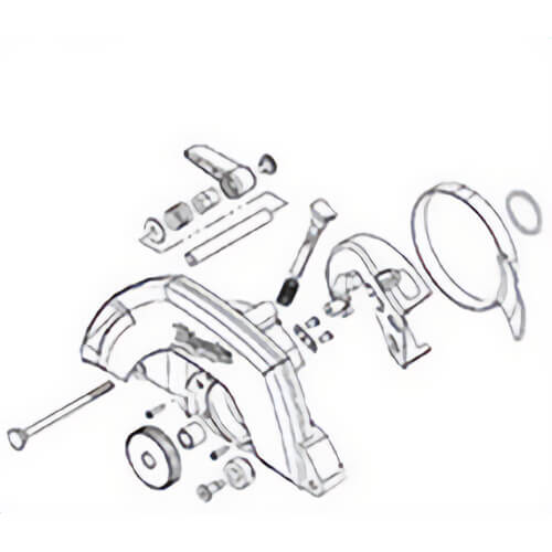Milwaukee® 28-41-0985 Replacement Upper Guard Assembly, for use with 6430 Circular Saw