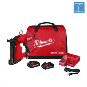Milwaukee® 2843-22 Stapler Kit, for Fastener Type: Staples, 15 in OAL, Redlithium® Battery