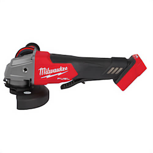 Milwaukee® 2880-20 M18 Fuel™ Cordless Angle Grinder, 5 in dia Wheel, 5/8-11 UNC Arbor/Shank, 18 V, M18™ Lithium-Ion Battery, Paddle Switch