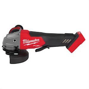Milwaukee® 2880-20 M18 Fuel™ Cordless Angle Grinder, 5 in dia Wheel, 5/8-11 UNC Arbor/Shank, 18 V, M18™ Lithium-Ion Battery, Paddle Switch