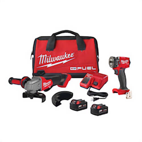 Milwaukee® 2991-22 M18™ Fuel™ 2-Tool Cordless Combination Tool Kit, Tools: (1) 2804-20 M18™ Fuel™ 1/2 in Hammer Drill/Driver