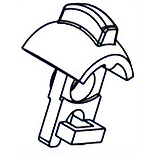 Milwaukee® 31-01-1010 Replacement Blower Speed Button Assembly, for use with 0884 Cordless M18™ Compact Blower