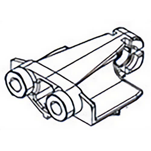 Milwaukee® 31-10-0150 Replacement Handle Mount, for use with 0931 6.5 Peak hp Wet/Dry Vacuum Motor Head