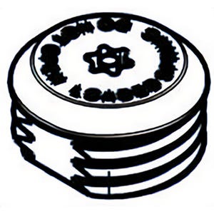 Milwaukee® 31-12-0380 Replacement Plunge Caps, for use with 5616-20/5616-29 Body Grip Router with Electronics, 2.25 max hp