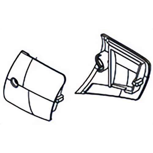 Milwaukee® 31-15-1010 Replacement Right Brush Door Rattail, for use with 6124-30 Rat-Tail Angle Grinder with Lock-On