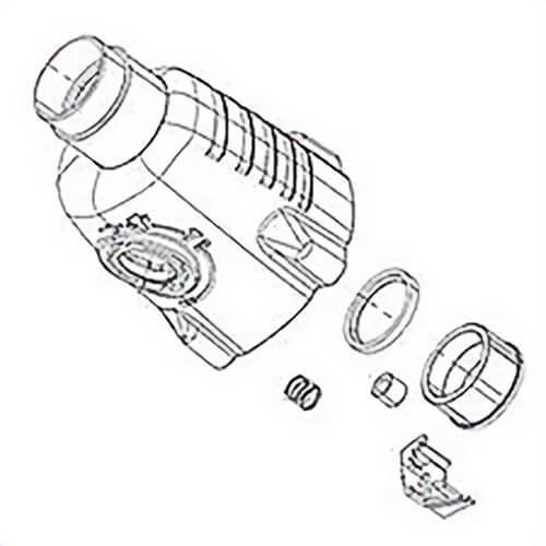 Milwaukee® 31-40-5262 Replacement Gear Case Assembly, for use with 5262 D-Handle Rotary Hammer