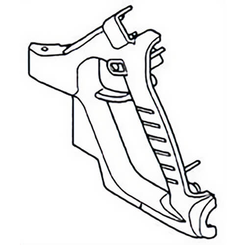 Milwaukee® 31-44-0145 Replacement Left Half Handle, for use with 5619-20/5619 D-Handle Router