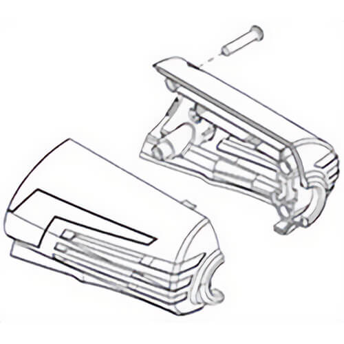Milwaukee® 31-44-0645 Replacement Rear Handle Assembly, UL SJ16 Cord, for 6161 Angle Grinder with Paddle Switch