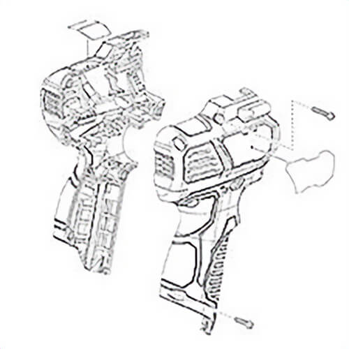 Milwaukee® 31-44-2438 Replacement Handle Kit