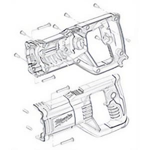 Milwaukee® 31-44-5262 Replacement Housing Assembly, for use with 5262 D-Handle Rotary Hammer