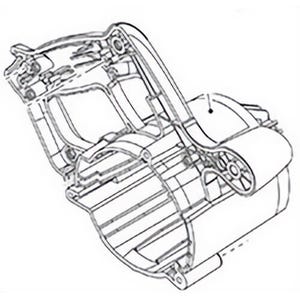 Milwaukee® 31-50-2125 Replacement Motor Housing, for use with 6430 Circular Saw