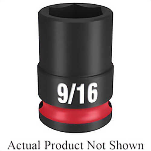 Milwaukee® Shockwave™ Impact Duty™ 49-66-6110 Socket, 3/8 in Hex Drive, 3/4 in Standard Socket, 6 Points