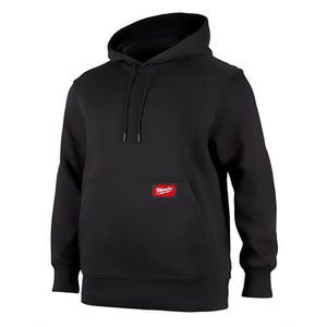 Milwaukee® 351B-S FreeFlex™ Pullover Hoodie, Midweight, Breathable Fabric, Reinforced Pocket Seams, Black, S