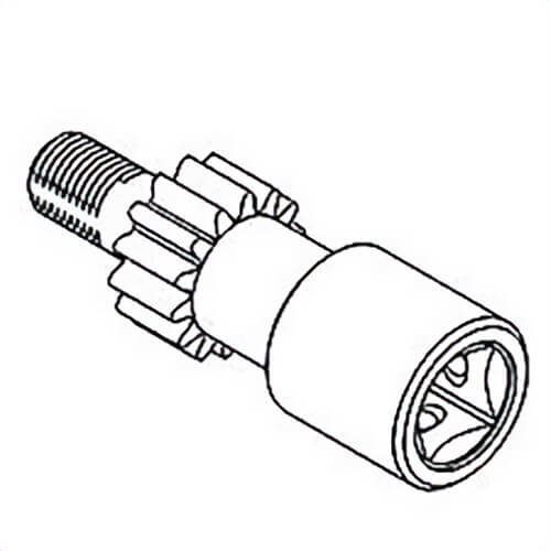 Milwaukee® 36-18-0030 Replacement Rack/Gear Shaft Assembly