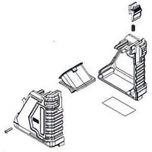 Milwaukee® 42-16-0650 Replacement Dust Box Assembly, for use with 2306 M12™ Hammervac™ Dust Extractor