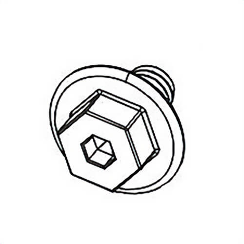 Milwaukee® 42-32-0500 Replacement Move Blade Fitted Bolt