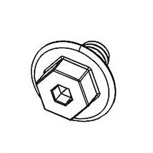 Milwaukee® 42-32-0500 Replacement Move Blade Fitted Bolt