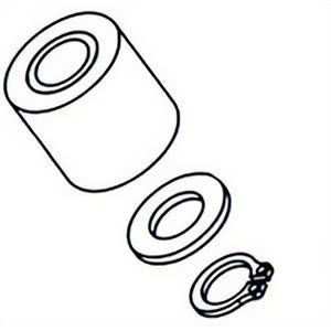 Milwaukee® 42-40-1150 Replacement Bushing Kit, for use with 2446 12V Grease Gun