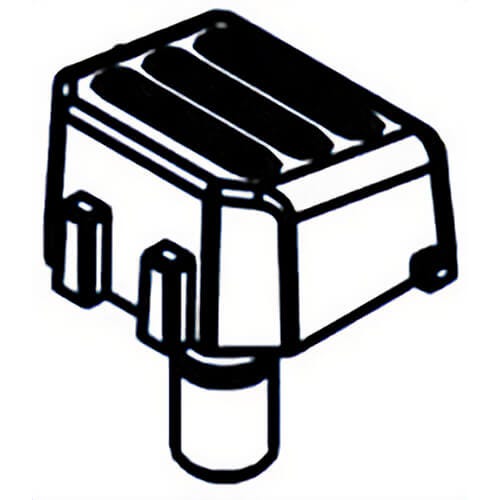 Milwaukee® 42-42-1180 Replacement Rear Release Button, for use with 5261-DE Vacuum Assisted Hammervac™ Dust Extractor