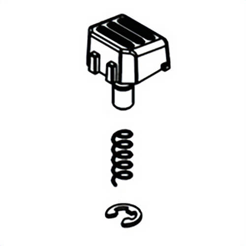 Milwaukee® 42-42-1300 Replacement Clip And Button Assembly, for use with 5261-DE Vacuum Assisted Hammervac™ Dust Extractor