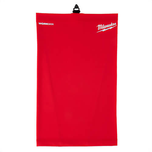 Milwaukee® 424R WorkSkin™ Performance Neck Gaiter, UPF 50 Sun Protection, One Size Fits, Nylon/Spandex, Red