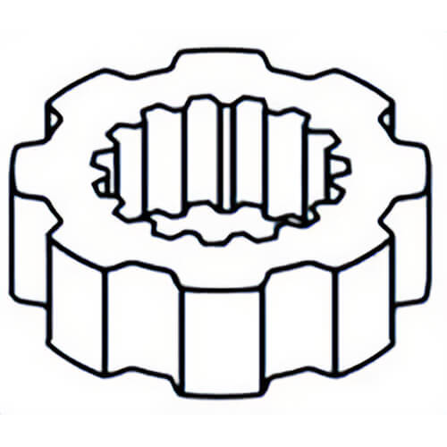 Milwaukee® 43-12-0065 Replacement Drive Hub, for use with 2788 M18 Fuel™ Linemen Magnetic Drill