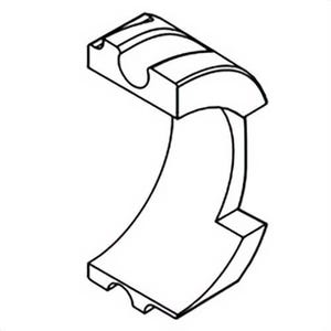 Milwaukee® 44-52-1010 Replacement Left Rubber Pad, for use with 2426 12V Multi-Tool