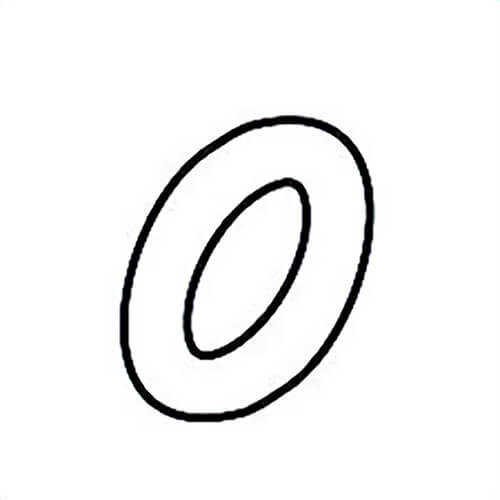 Milwaukee® 44-90-0032 Replacement Rubber Back Pressure Ring, for use with 5268 SDS Rotary Hammer