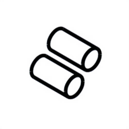 Milwaukee® 45-30-0250 Replacement Rubber Slug, for use with 2306 M12™ Hammervac™ Dust Extractor