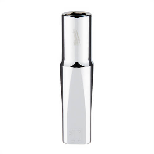 Milwaukee® 45-34-0010 Deep Socket with Four Flat™ Sides, 3/8 in Drive, 10 mm Metric