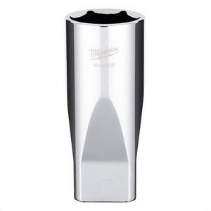 Milwaukee® 45-34-2102 Deep Socket, 1/2 in, 1 in, 6 Points, Polished Chrome