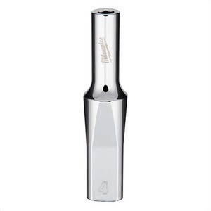 Milwaukee® 45-34-4010 Deep Socket, 1/4 in, 4 mm, 6 Points, Polished Chrome