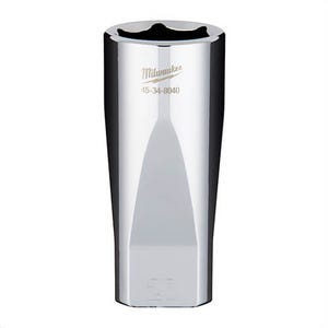 Milwaukee® 45-34-8040 Deep Socket, 3/8 in, 20 mm, 6 Points, Polished Chrome