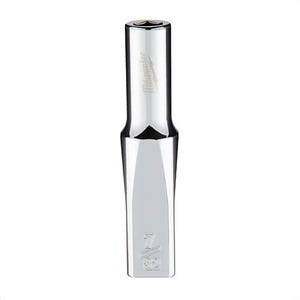 Milwaukee® 45-34-9013 Deep Socket, 1/4 in, 7/32 in, 6 Points, Polished Chrome