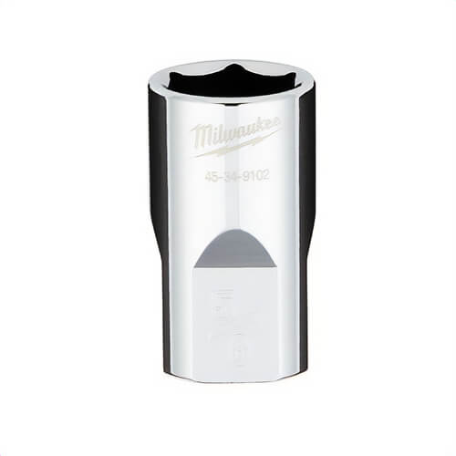 Milwaukee® 45-34-9102 Standard Socket with Four Flat™ Sides, 1/2 in, 5/8 in, 6 Points