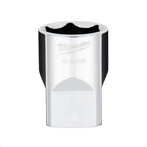 Milwaukee® 45-34-9105 Standard Socket with Four Flat™ Sides, 1/2 in, 13/16 in, 6 Points