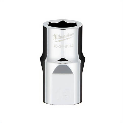 Milwaukee® 45-34-9114 Standard Socket with Four Flat™ Sides, 1/2 in, 13 mm, 6 Points