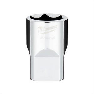 Milwaukee® 45-34-9120 Standard Socket with Four Flat™ Sides, 1/2 in, 19 mm, 6 Points