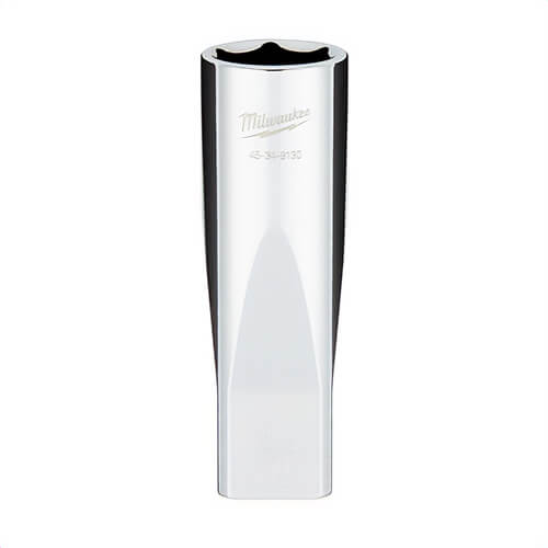 Milwaukee® 45-34-9130 Deep Socket with Four Flat™ Sides, 1/2 in, 3/4 in, 6 Points