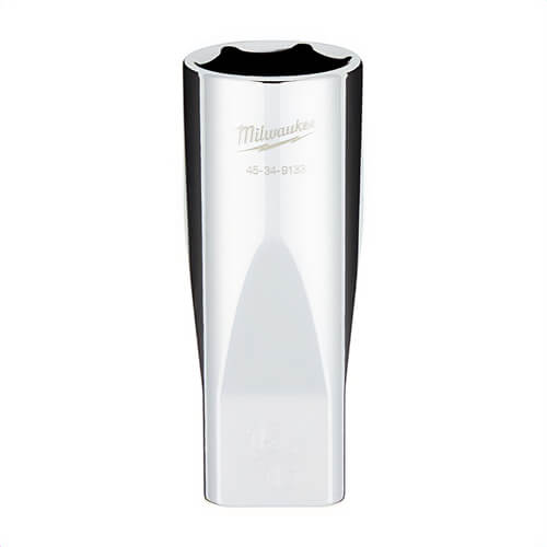 Milwaukee® 45-34-9133 Deep Socket with Four Flat™ Sides, 1/2 in, 15/16 in, 6 Points