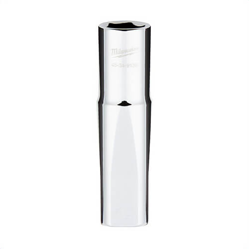 Milwaukee® 45-34-9138 Deep Socket with Four Flat™ Sides, 1/2 in, 14 mm, 6 Points