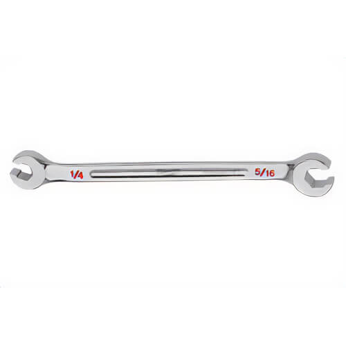 Milwaukee® 45-96-8300 Double End Flare Nut Wrench, 1/4 in x 5/16 in