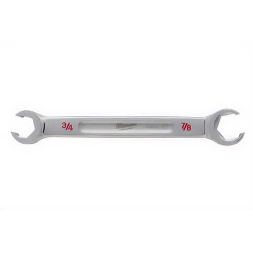 Milwaukee® 45-96-8304 Double End Flare Nut Wrench, 3/4 in x 7/8 in